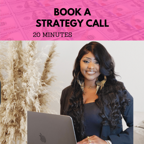 Book a Strategy call with me to help grow your business