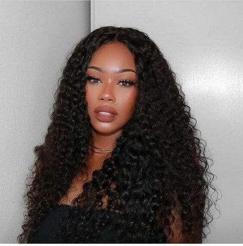 Deep Curly 13x4 Frontal Wig